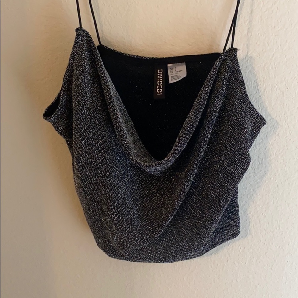 Sparkly crop top